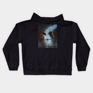 Bird mask Kids Hoodie